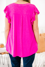 Grace Bay Top, Hot Pink