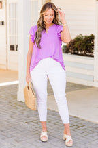 Grace Bay Top, Lavender