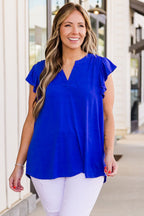 Grace Bay Top, Royal Blue