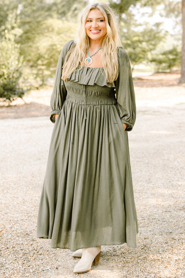 Grace Filled Dress, Green