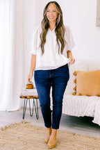 Graceful In Lace Top, White