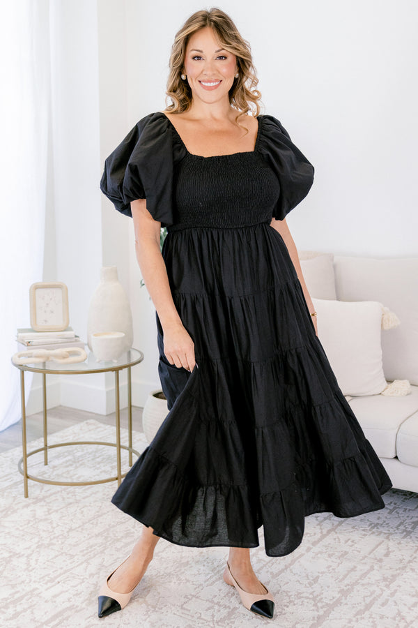 Kleid Half Past Sunset, Schwarz