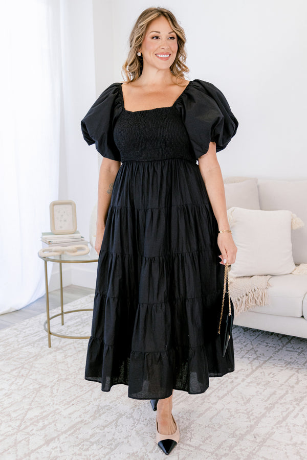 Kleid Half Past Sunset, Schwarz