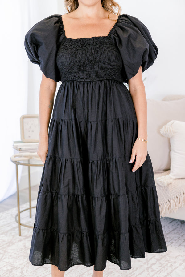 Kleid Half Past Sunset, Schwarz