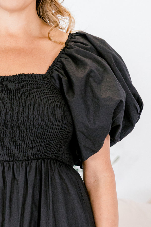 Kleid Half Past Sunset, Schwarz