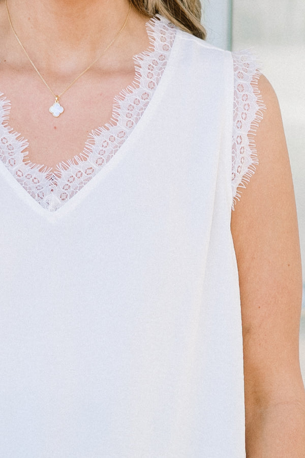Hampton Serenade Tank, Ivory