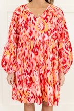 Happy All Weekend Dress, Magenta