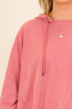 Happy Days Ahead Hoodie, Rosa