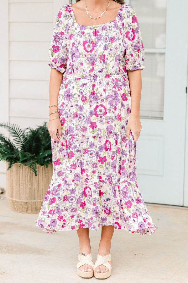 Happy Haven Kleid, Lavendel