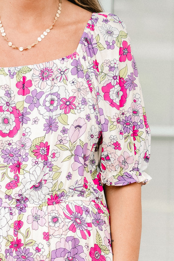 Happy Haven Kleid, Lavendel