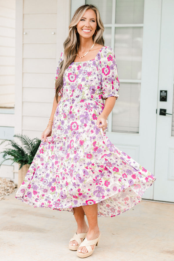 Happy Haven Kleid, Lavendel