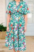 Happy To Be Me Dress, Teal