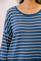 Hard At Work Top, Navy