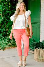 Have A Good Day Capris, Pink