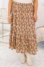 Hazy Sunday Mornings Skirt, Brown