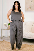 Head To Toe Jumpsuit, Charcoal