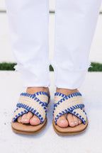 Heading South Sandals, Navy