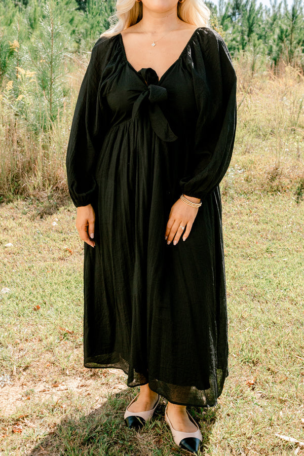 Heard It All Before Dress, Black