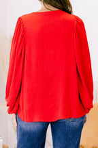 Heart Flutter's Top, Red