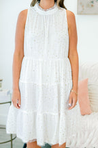 Heart Of Gold Dress, White