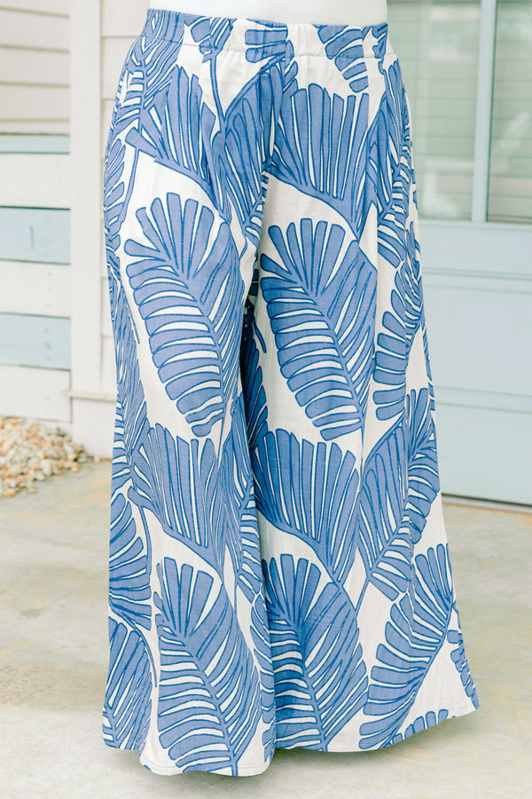 Heat Waves Pants, Light Blue