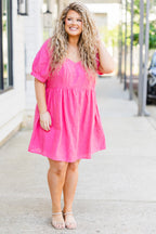 Hallo Süßes Kleid, Hot Pink