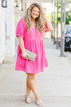 Hallo Süßes Kleid, Hot Pink