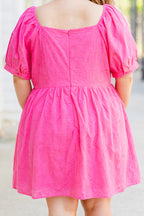 Hallo Süßes Kleid, Hot Pink