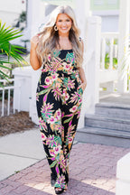 Hibiscus Nights Jumpsuit, Black
