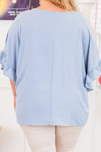 Festes Top, Chambray
