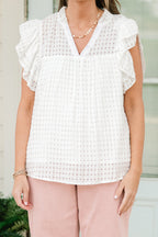 Home Is Here Top, White