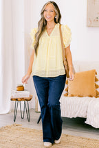 Home Is Here Top, Yellow