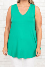 Heisse Tage Draussen Tanktop, Kelly-Grün