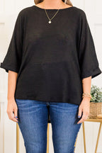 Hurry Along Top, Black