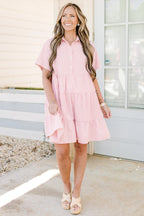 Hurrying Along Dress, Red