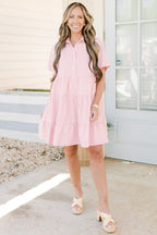 Hurrying Along Dress, Red