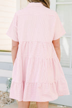 Hurrying Along Dress, Red