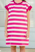 I Don't Wanna Be Dress, Hot Pink