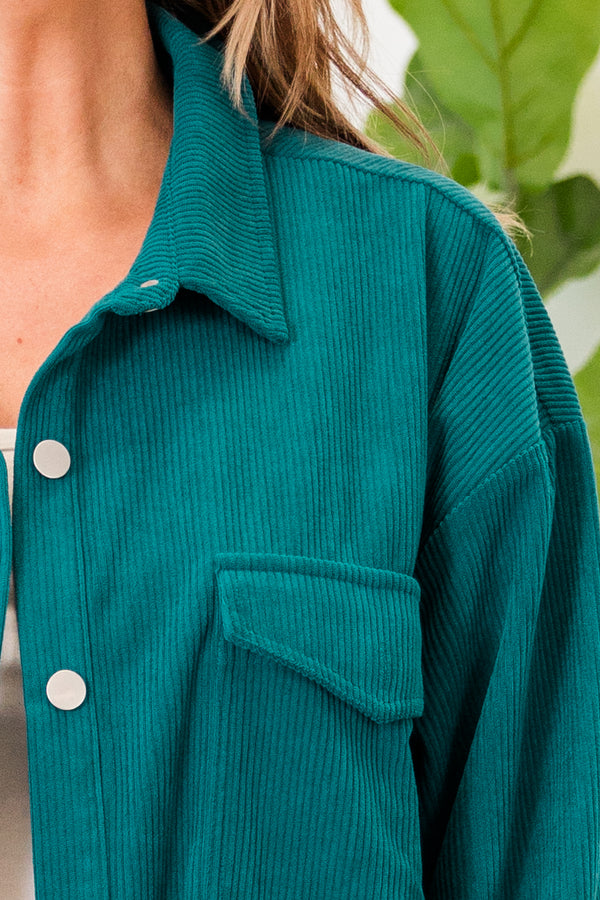 I Love The Cold Jacket, Teal