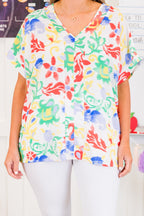 I Want Change Top, Off-White