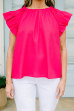 Ich sagte nur Top, Pink