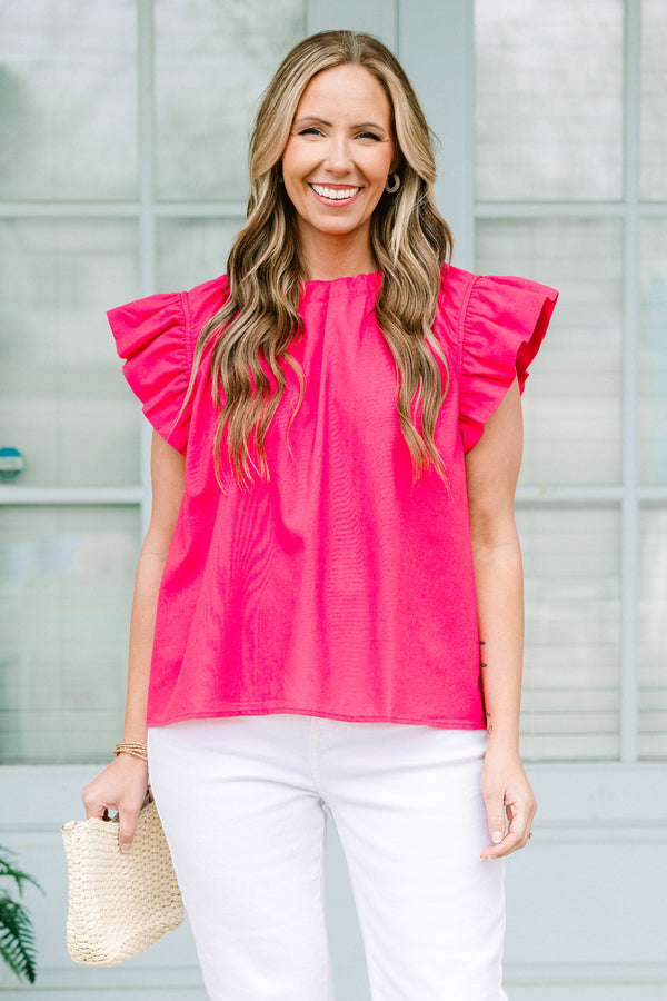 Ich sagte nur Top, Pink