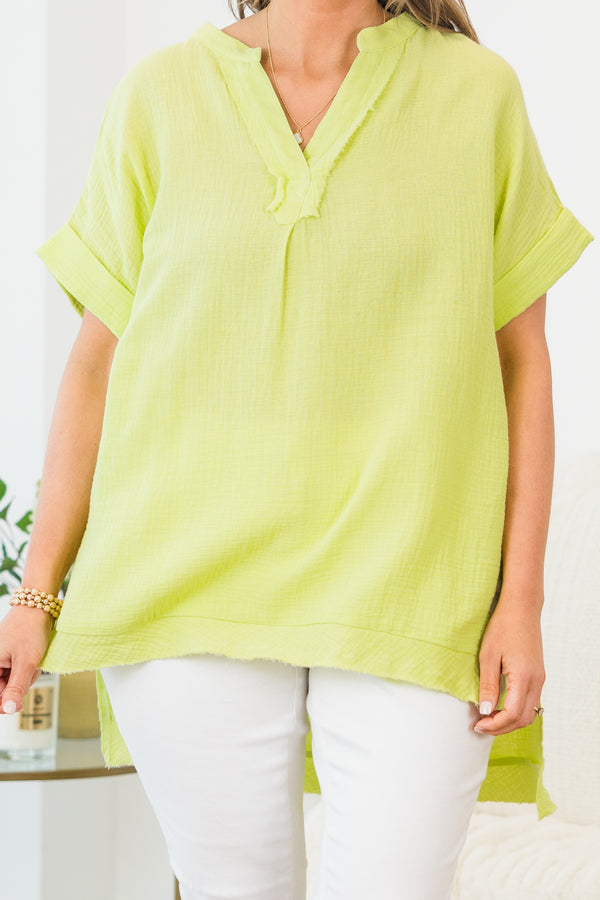 I’ll Keep It Like A Blessing Tunic, Lime