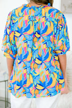 I'm Amused Top, Blue Mix