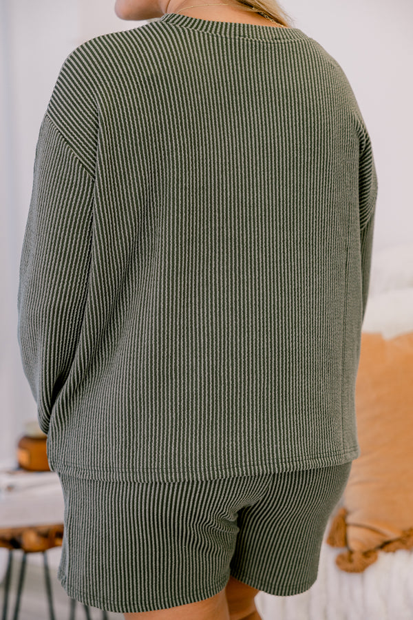 I'm Choosing Happiness Set, Dark Olive