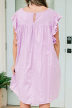 I'm Wiser Now Dress, Lavender