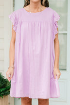 I'm Wiser Now Dress, Lavender