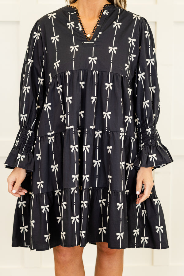 Infinite Allure Dress, Black