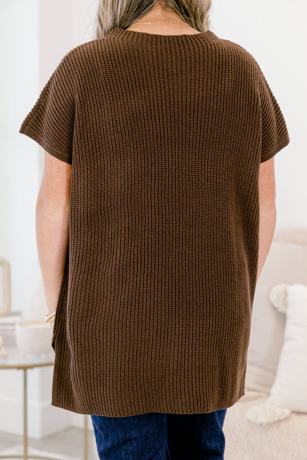 Imagine My World Sweater, Brown