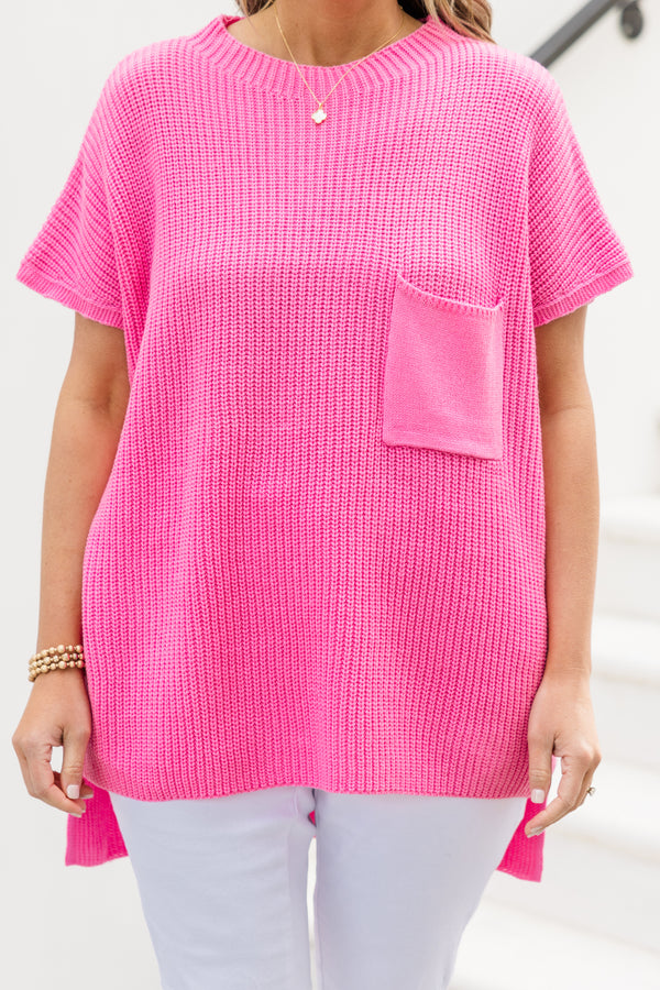 Imagine My World Sweater, Bubblegum